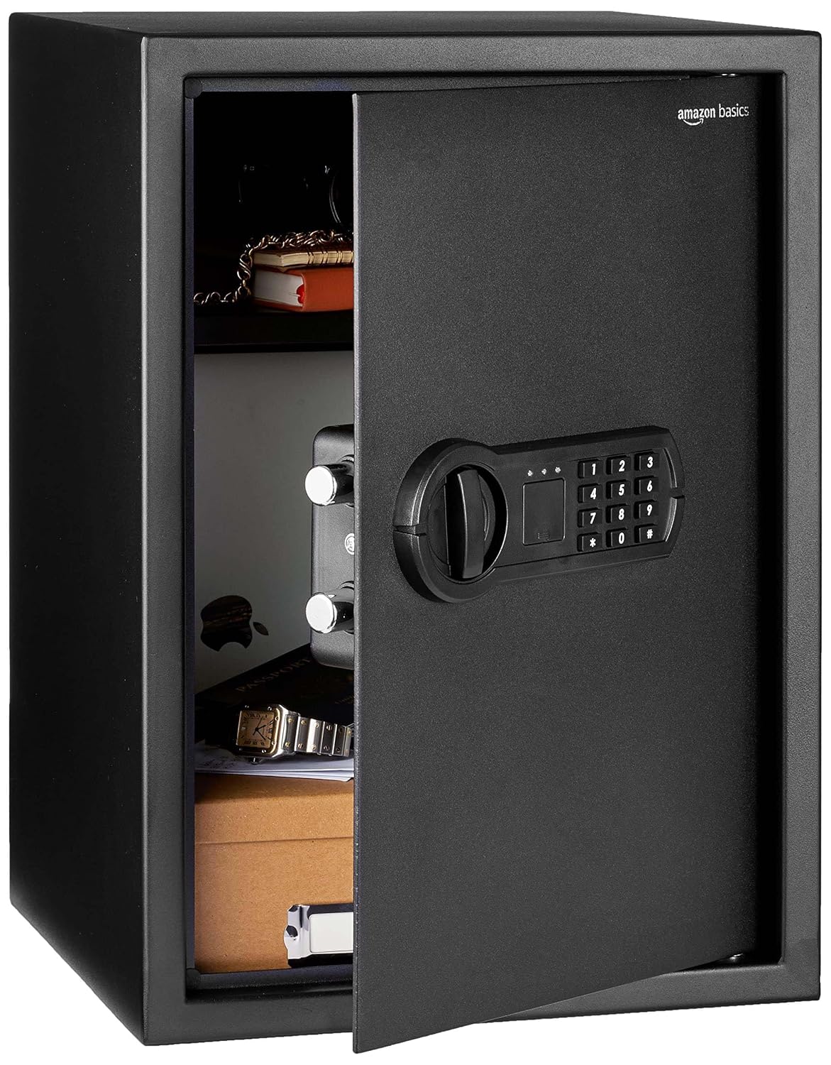 Amazon Basics Digital Safe With Electronic Keypad Locker For Home