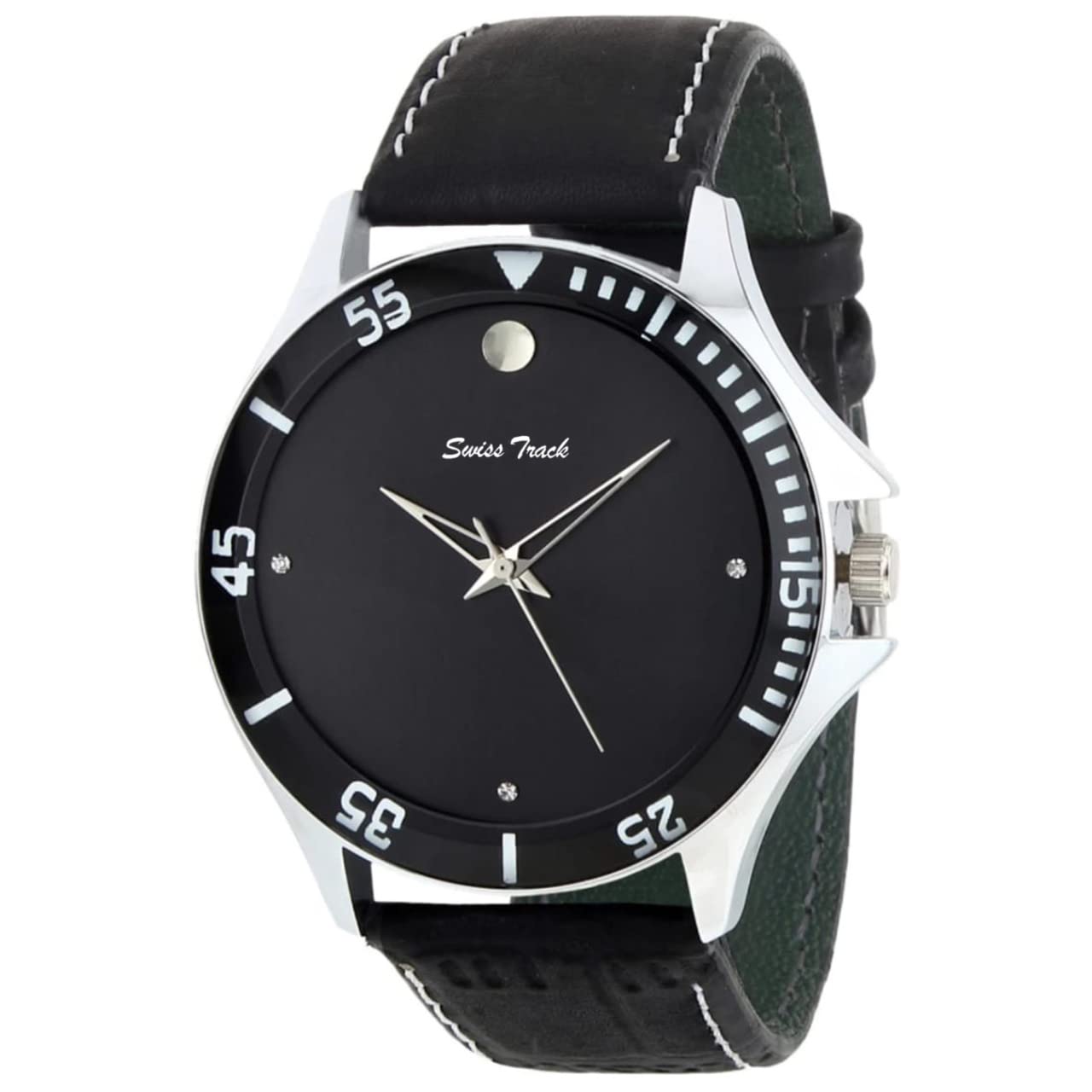 Analog Leather Watch (Model_ST_124) Pack of 1 Pc