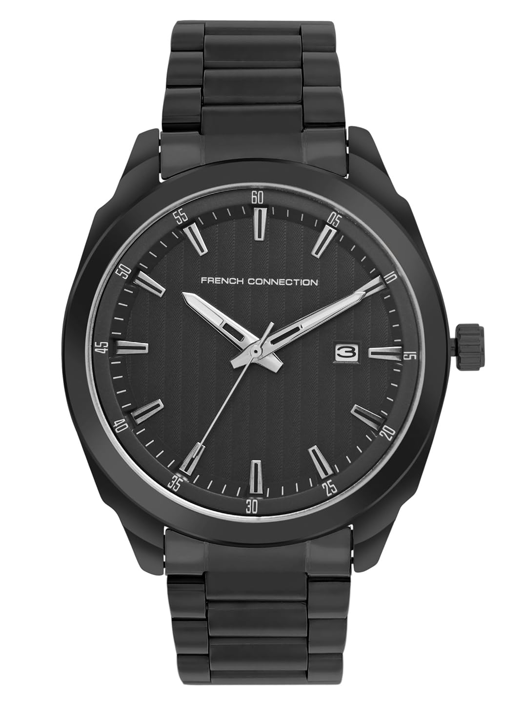 French Connection Spring-Summer 2023 Analog Black Dial Men's Watch-FCN00049E