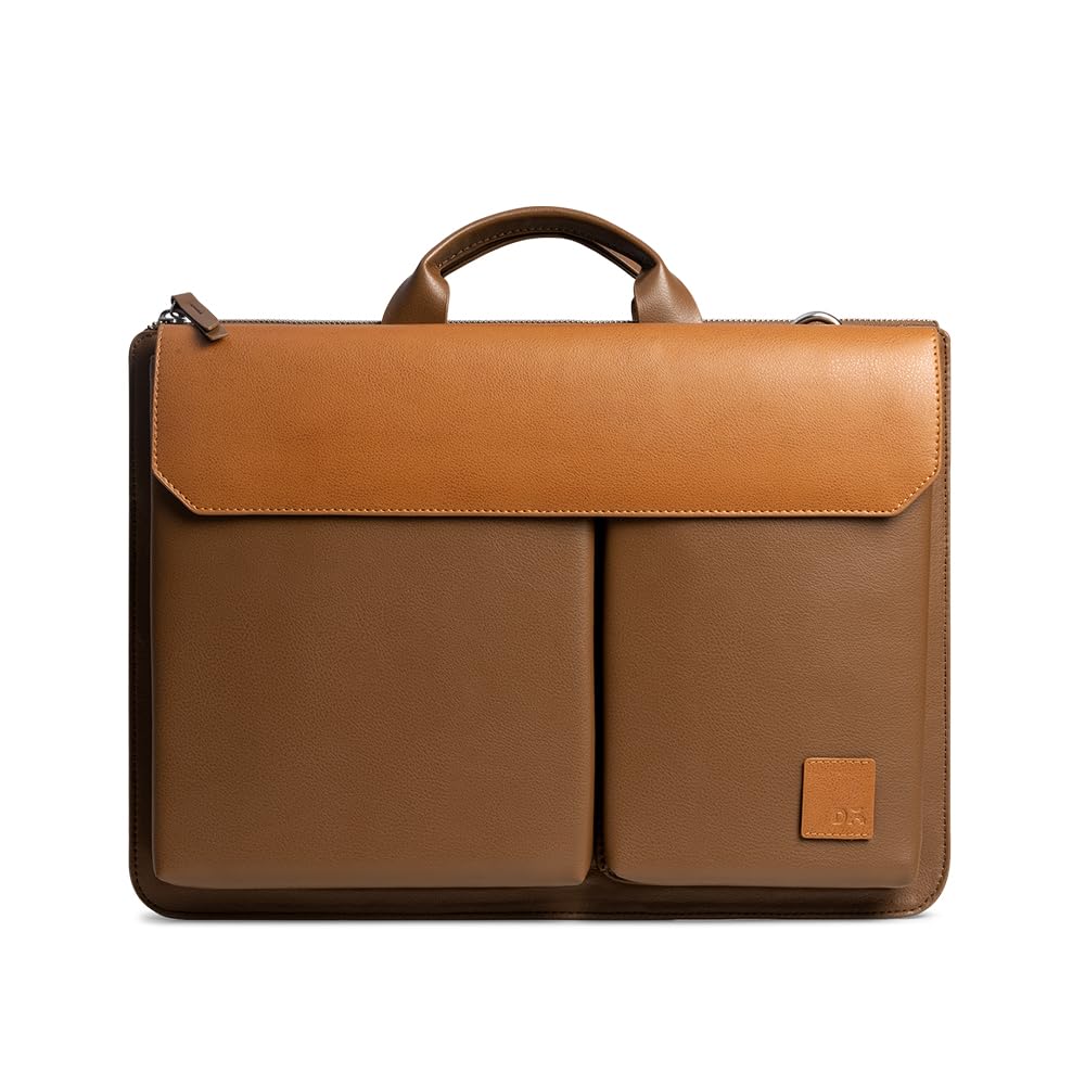 DailyObjects Leather Urban Tech Briefcase Bag