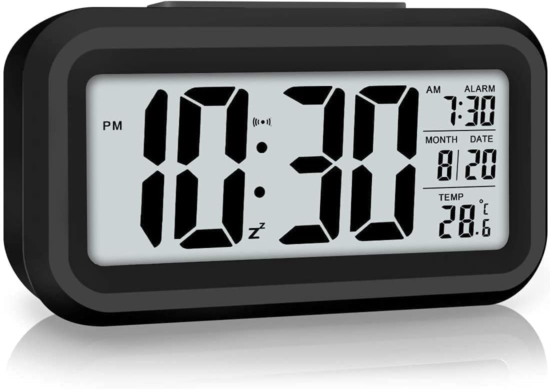 AERYS Digital Alarm Clock with Automatic Sensor